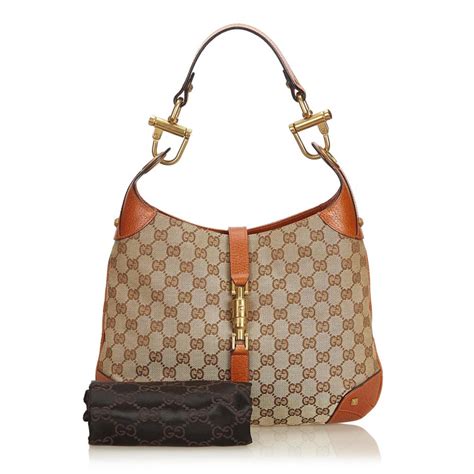 gucci bag brown leather|gucci brown bag vintage.